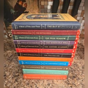 Colorful Book Set - A Series of Unfortunate Events